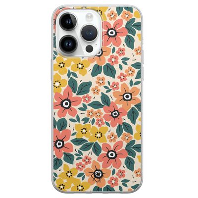 iPhone 14 Pro Max siliconen hoesje - Blossom