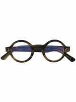 Lesca lunettes de vue Corbs à monture ronde - Vert