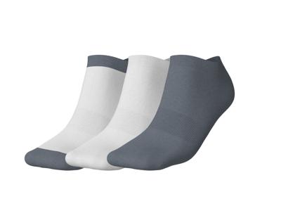 CRIVIT 3 Paar dames sportsokken (Wit/grijs, 35-38)