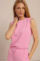 Studio Anneloes Josie Twill Top 13646 Tops En Singlets 4400 Pop Pink