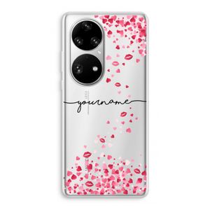 Hartjes en kusjes: Huawei P50 Pro Transparant Hoesje