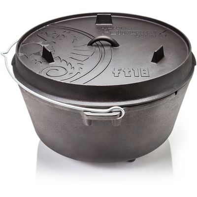 Petromax ft18 braadpan 16,1 l Zwart