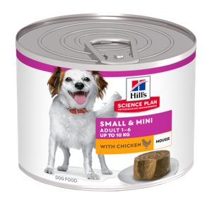 Hill&apos;s Science Plan Small & Mini Mousse Adult Kip natvoer hond 12x200 gram