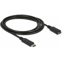 Delock 85534 USB 10 Gbps verlengkabel USB Type-C male naar female 1,5 m 4K PD 60 W - thumbnail