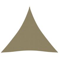 Zonnescherm driehoekig 6x6x6 m oxford stof beige - thumbnail
