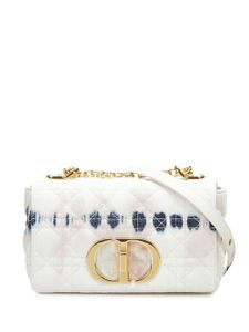 Christian Dior Pre-Owned sac porté épaule Caro Cannage pre-owned (2020) - Blanc