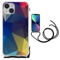 iPhone 14 Plus Shockproof Case Polygon Dark
