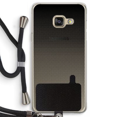 Musketon Halftone: Samsung Galaxy A3 (2016) Transparant Hoesje met koord