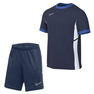 Nike Academy 25 Trainingsset Kids Donkerblauw Blauw Wit