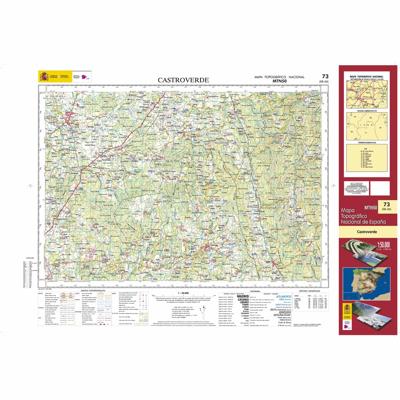 Topografische kaart 73 MT50 Castroverde | CNIG - Instituto Geográfico Nacional1