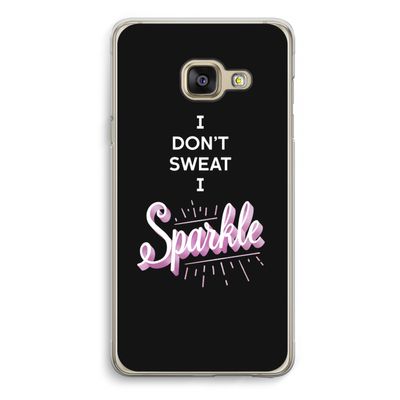 Sparkle quote: Samsung A3 (2017) Transparant Hoesje