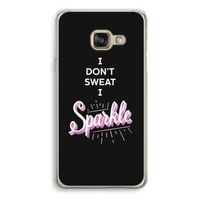 Sparkle quote: Samsung A3 (2017) Transparant Hoesje