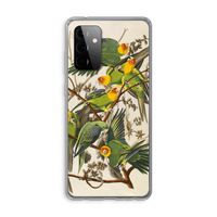 Carolinaparkiet: Samsung Galaxy A72 Transparant Hoesje