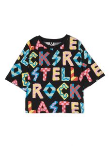 Stella McCartney Kids t-shirt à logo - Noir