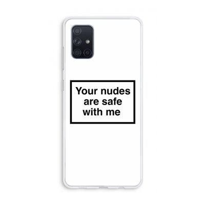 Safe with me: Galaxy A71 Transparant Hoesje