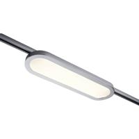 Paulmann Panel Loop 230V-railsysteem lamp URail LED vast ingebouwd 7 W LED Chroom (mat), Chroom
