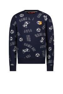 Tygo & Vito Jongens sweater AOP - Jesse - Navy blauw