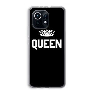 Queen zwart: Xiaomi Mi 11 Transparant Hoesje