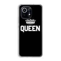 Queen zwart: Xiaomi Mi 11 Transparant Hoesje