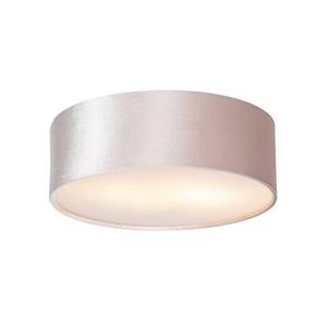 QAZQA Moderne plafondlamp roze 30 cm met gouden binnenkant - Drum