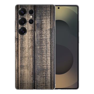 TPU Hoesje Samsung Galaxy S25 Ultra - Steigerhout Backcover TPU Hoesje Samsung Galaxy S25 Ultra - Steigerhout Backcover