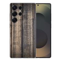 TPU Hoesje Samsung Galaxy S25 Ultra - Steigerhout Backcover