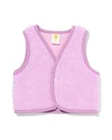 HEMA Babygilet fleece paars (paars)