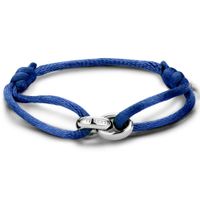 TI SENTO-Milano 2998BS Armband zijde-zilver zilverkleurig-blauw 14,5-25 cm