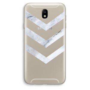 Marmeren pijlen: Samsung Galaxy J7 (2017) Transparant Hoesje