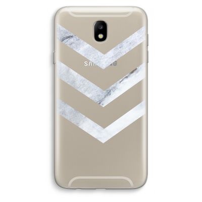 Marmeren pijlen: Samsung Galaxy J7 (2017) Transparant Hoesje