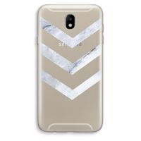 Marmeren pijlen: Samsung Galaxy J7 (2017) Transparant Hoesje