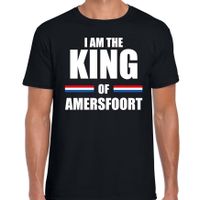 I am the King of Amersfoort Koningsdag t-shirt zwart voor heren - thumbnail