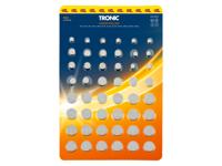 TRONIC Knoopcelbatterijen 48-pack XXL