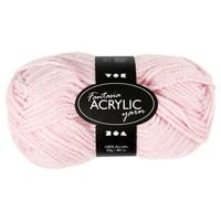 Creativ Company Acrylgaren, lichtrood, 50gr, 80m