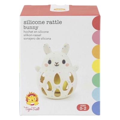 Selecta Siliconen rammelaar - konijn