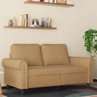 Tweezitsbank 120 cm fluweel bruin