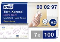 Vouwhanddoek Tork Express Multifold H2 Premium 2-laags 100st wit 600297 - thumbnail
