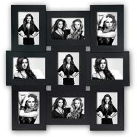 Zep fotolijst af33b vicenza black voor 9 foto&apos;s