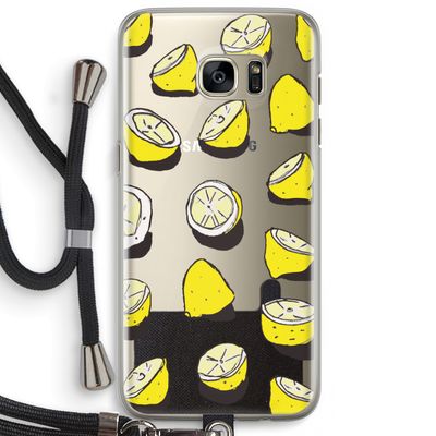 When Life Gives You Lemons...: Samsung Galaxy S7 Edge Transparant Hoesje met koord