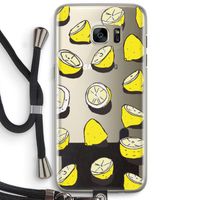 When Life Gives You Lemons...: Samsung Galaxy S7 Edge Transparant Hoesje met koord