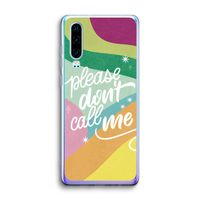 Don't call: Huawei P30 Transparant Hoesje