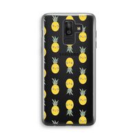 Ananas: Samsung Galaxy J8 (2018) Transparant Hoesje
