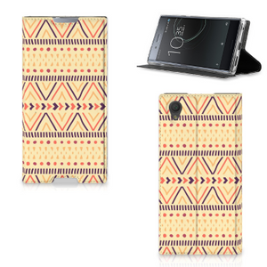 Sony Xperia L1 Hoesje met Magneet Aztec Yellow