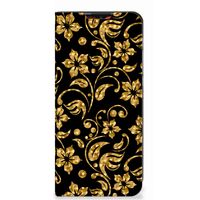 Motorola Moto E7 Power | E7i Power Smart Cover Gouden Bloemen