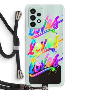 Loves: Samsung Galaxy A52s 5G Transparant Hoesje met koord