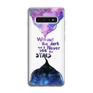 Stars quote: Samsung Galaxy S10 4G Transparant Hoesje