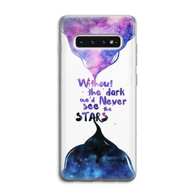 Stars quote: Samsung Galaxy S10 4G Transparant Hoesje
