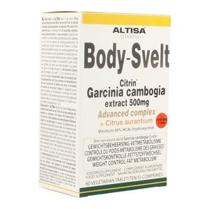 Altisa Body Svelt Garcin.500mg Citrin Cplx Comp 60