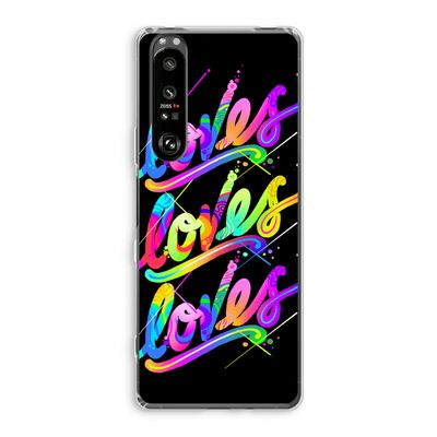 Loves: Sony Xperia 1 III Transparant Hoesje