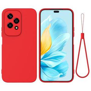 Honor 200 Lite Liquid Siliconen Hoesje - Rood